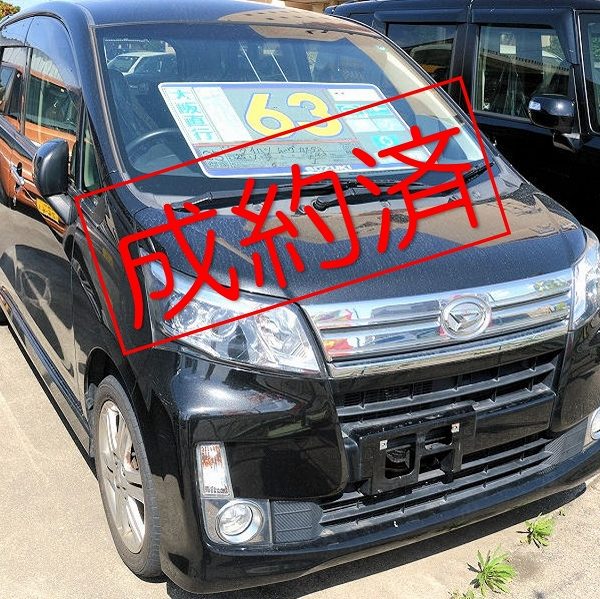 【ご成約】ムーヴカスタム 黒 63万円 H25年式 走行12.3万km